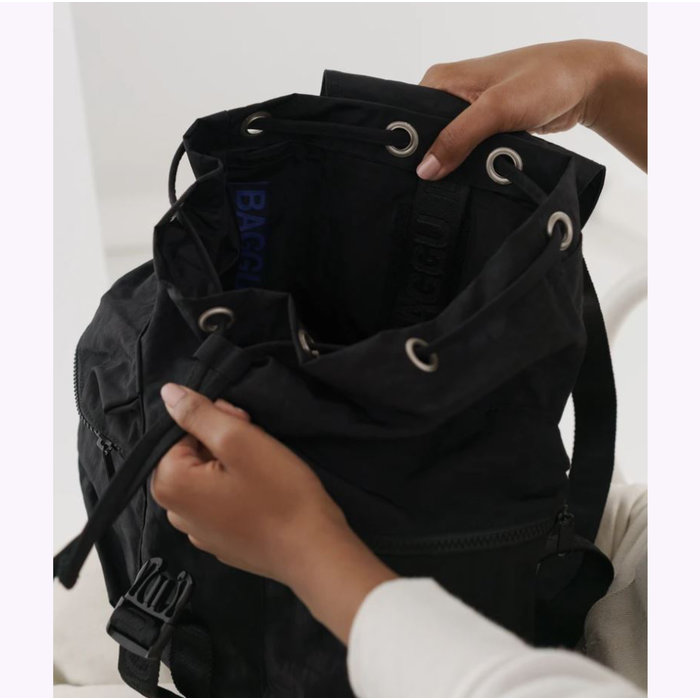 Baggu Small Black Sport Backpack