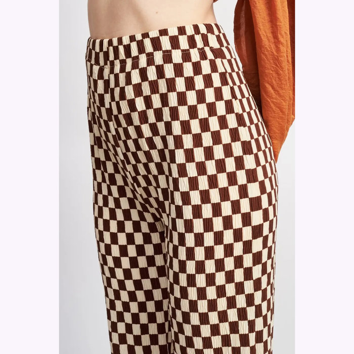 Emory Park Brown Checkered Pants