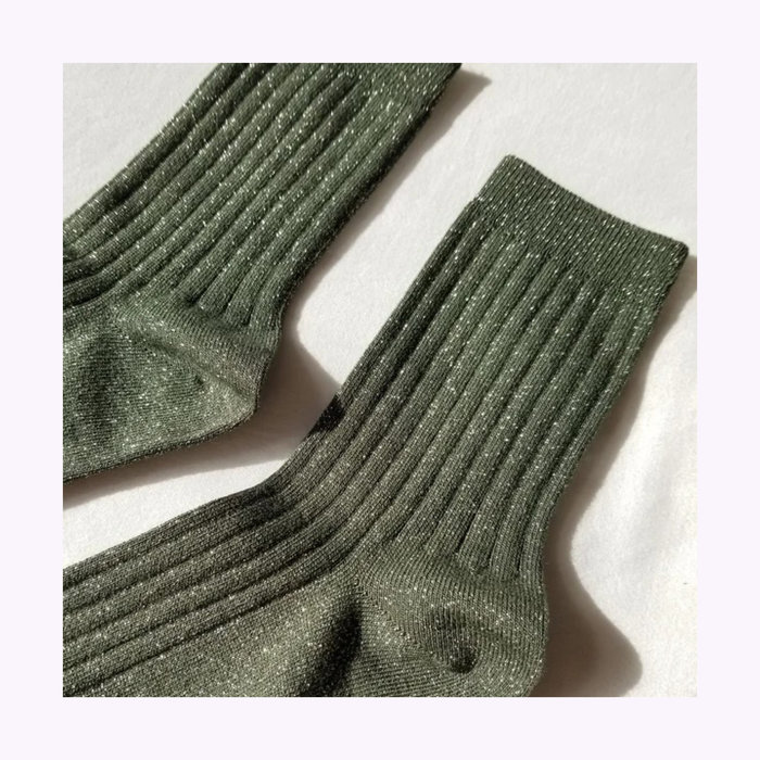 Le Bon Shoppe Lurex Pine Socks