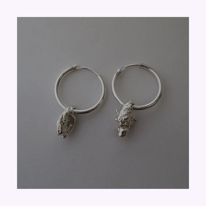 Boucles d'Oreilles Moulemoule Tendre Métal