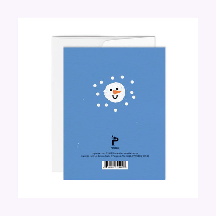 Paperole Merry Snowmen Card