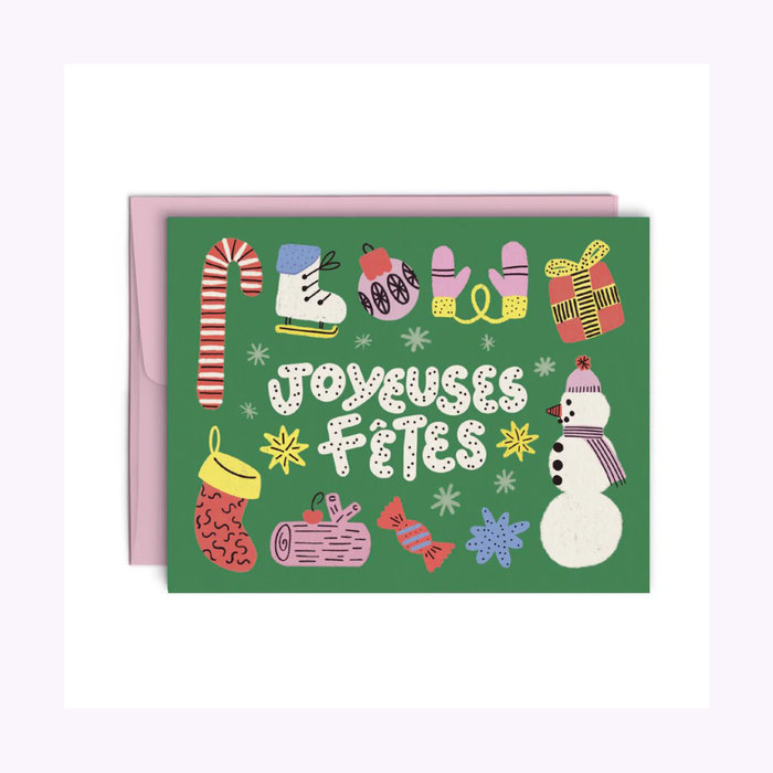 Paperole Carte de Souhaits Joyeuses Fêtes Noël Paperole