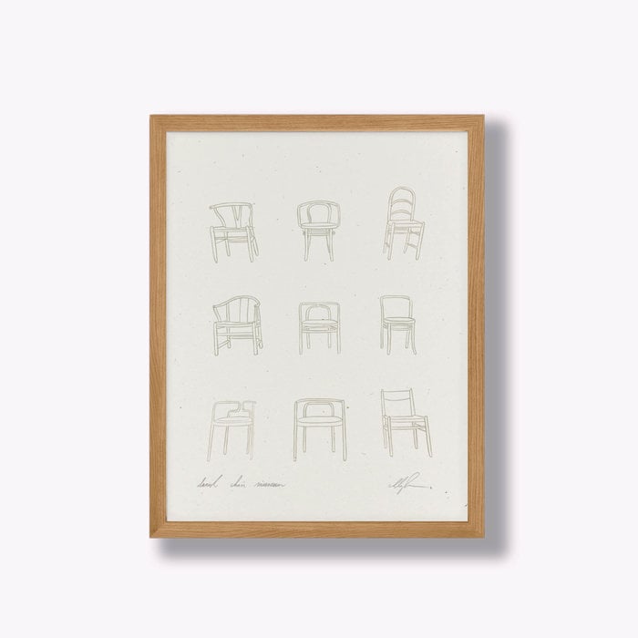 Cocoshalom Danish Chair Museum 8 x 11 Print
