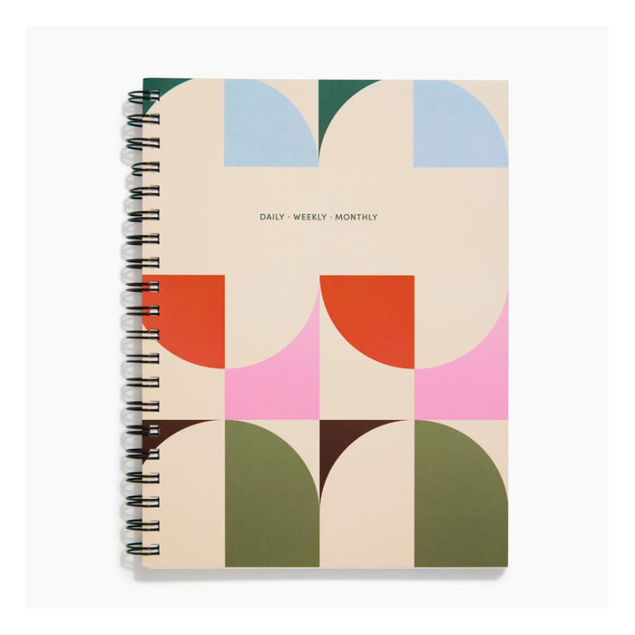 Poketo Poketo Large Daily Weekly Monthly Arches Planner