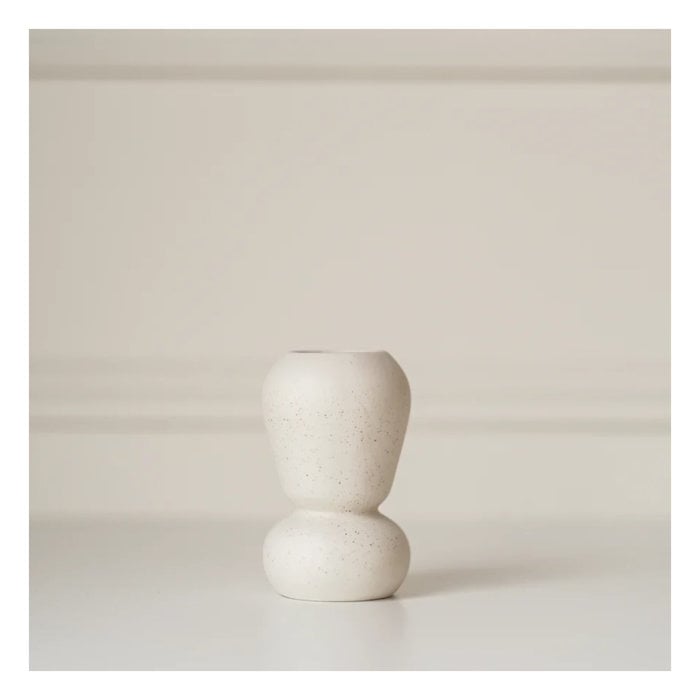 Small Speckled Stone Vase