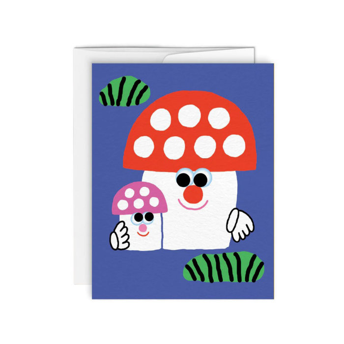 Paperole Mushroom Family Card