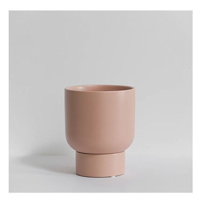 Small Glazed Planter with Saucer (Different Colours Available)