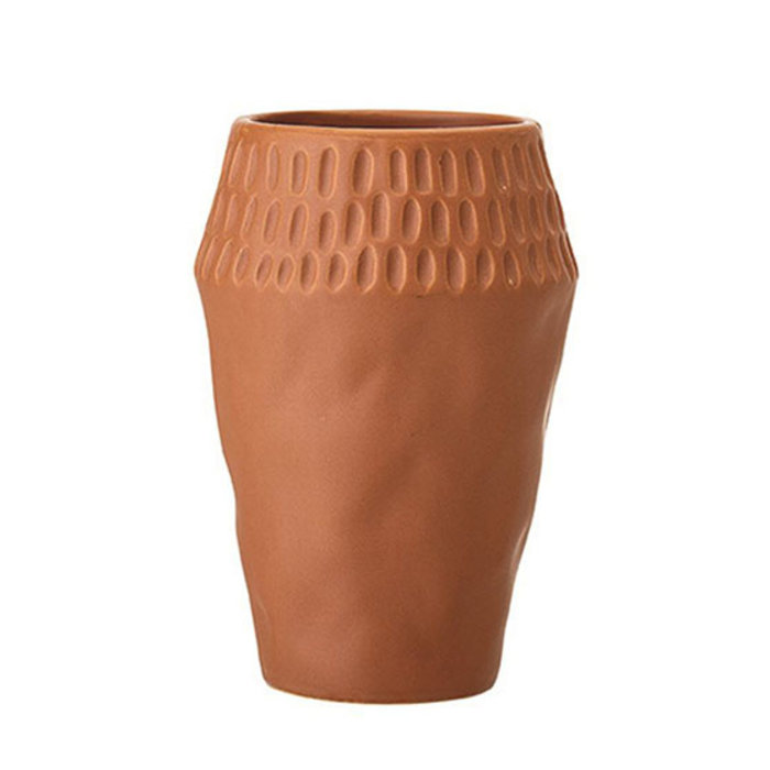 Bloomingville Textured Sienna Vase FINAL SALE
