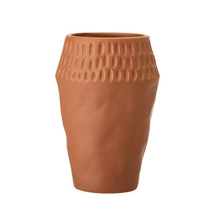 Bloomingville Textured Sienna Vase FINAL SALE