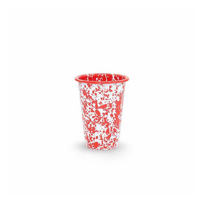 Crow Canyon Crow Canyon Splattered Red Cup 14 oz  FINAL SALE