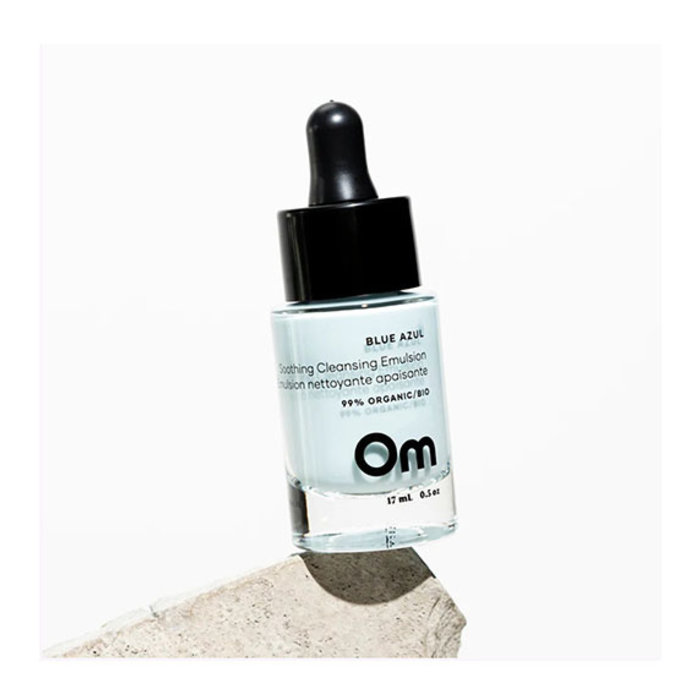 Om Organics Mini Blue Azul Soothing Cleansing Emulsion 17ml