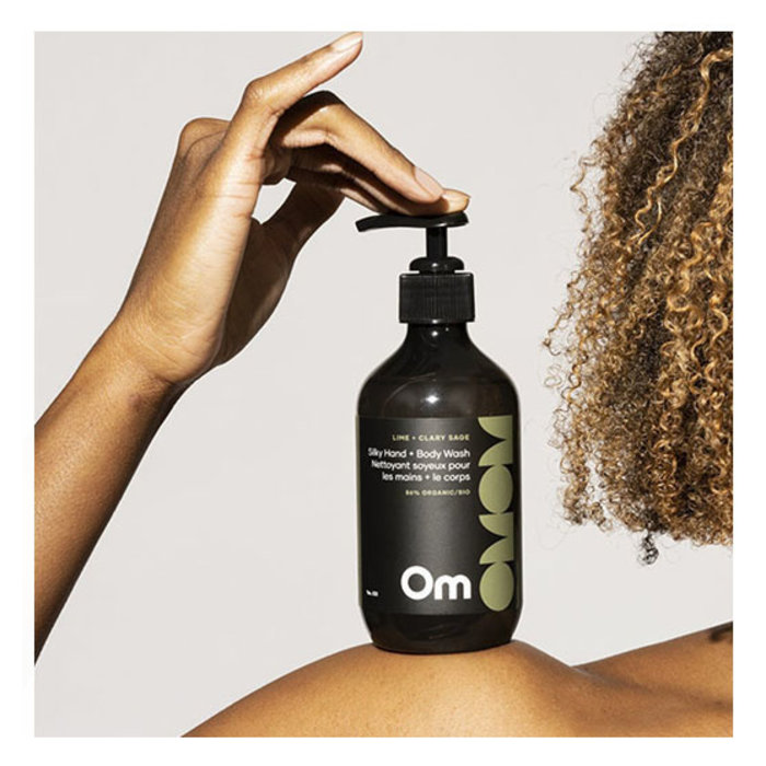 Om Organics Om Organics Lime + Clary Sage Silky Hand Body Wash
