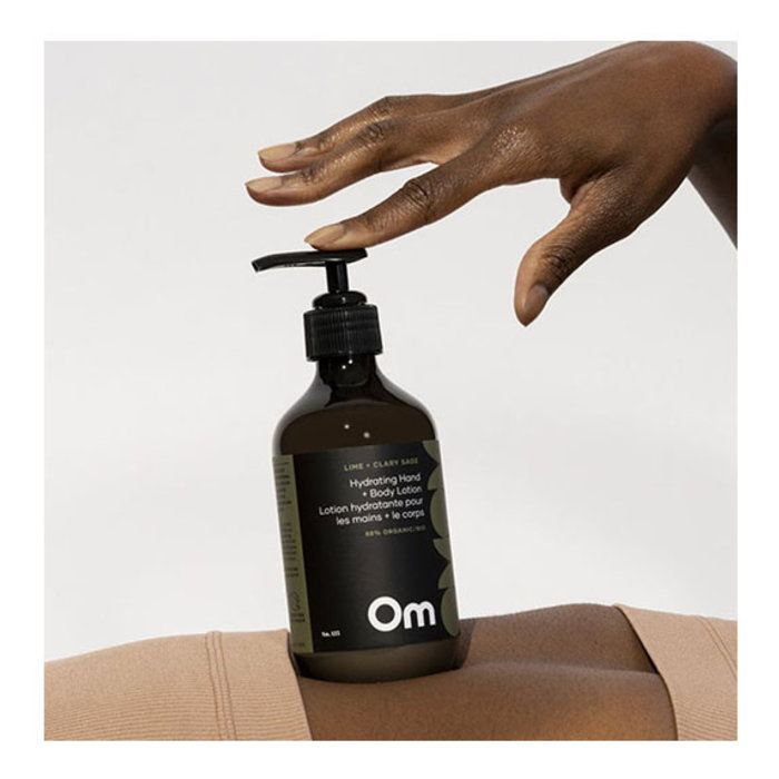 Om Organics Lime + Clary Sage Hydrating Hand  Body Lotion