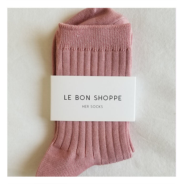 Chaussettes Her Le Bon Shoppe Rose Désert