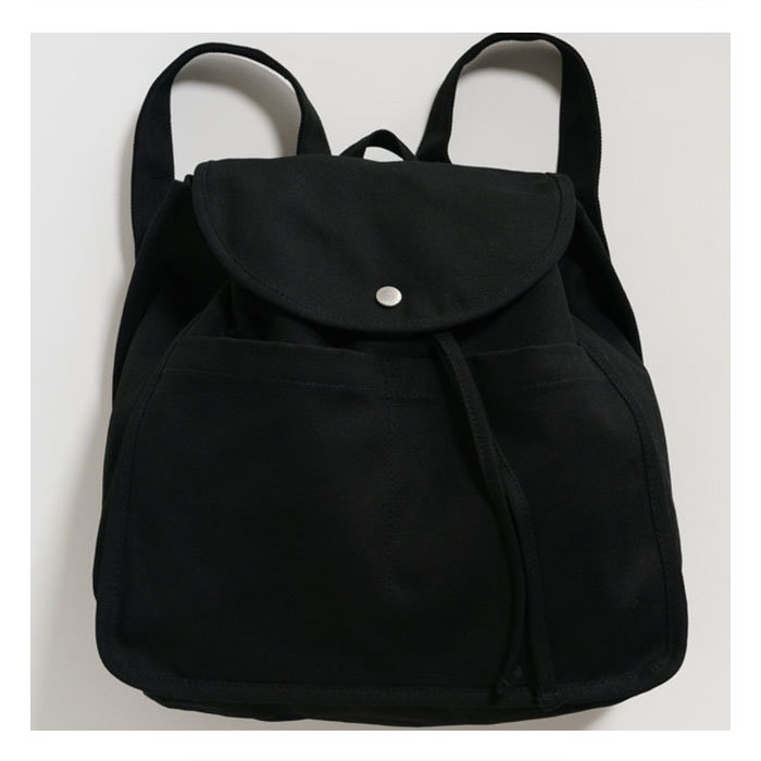 Baggu Black Drawstring Backpack