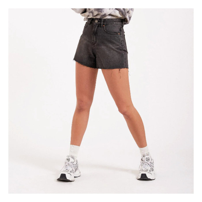 Dr Denim Shorts Nora Dr Denim Noir Usé - SOLDE - Vente finale