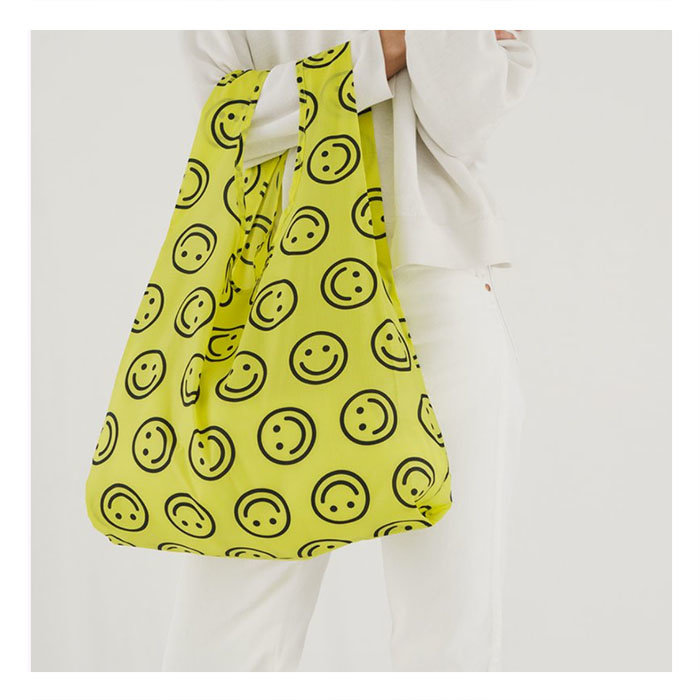Baggu Sacs Réutilisables Baggu Happy Yellow Reusable Bag