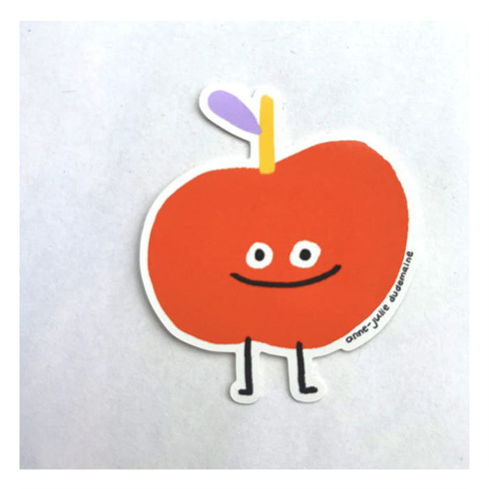 Anne-Julie Dudemaine Apple Sticker