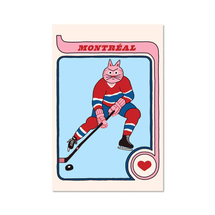 Paperole Montreal Cat Hockey Card