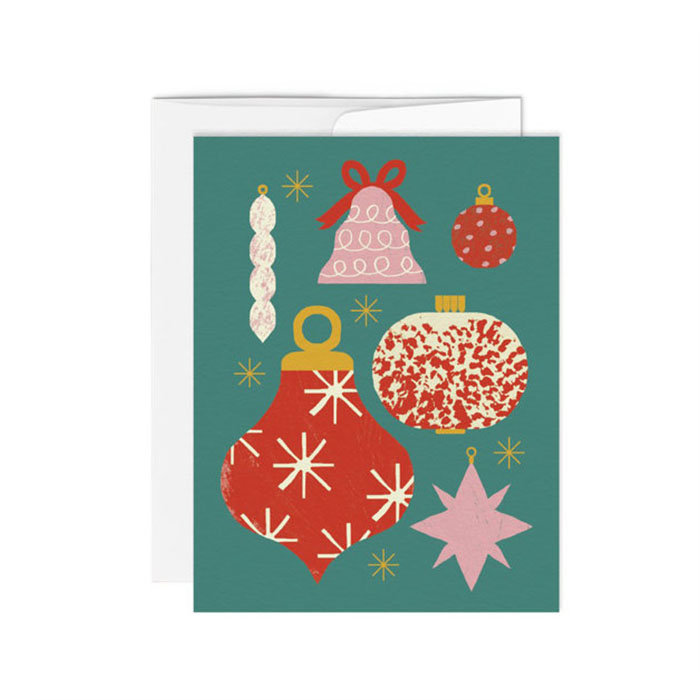 Paperole Ornaments Card