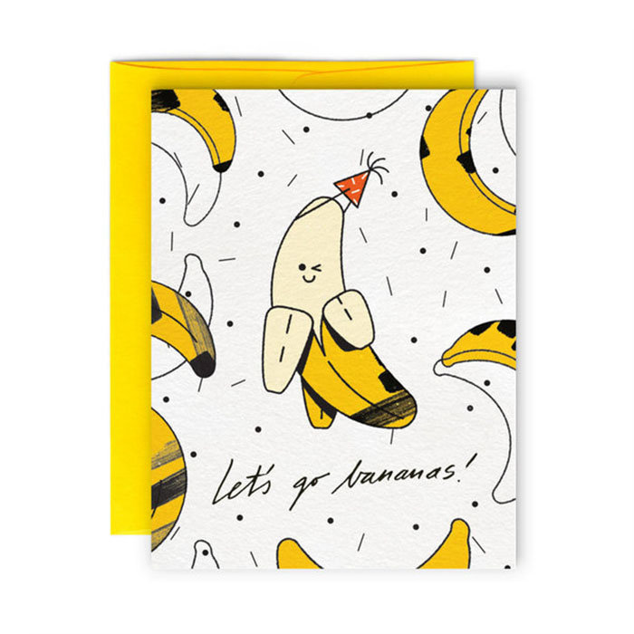 Carte de Souhaits Bananas Paperole