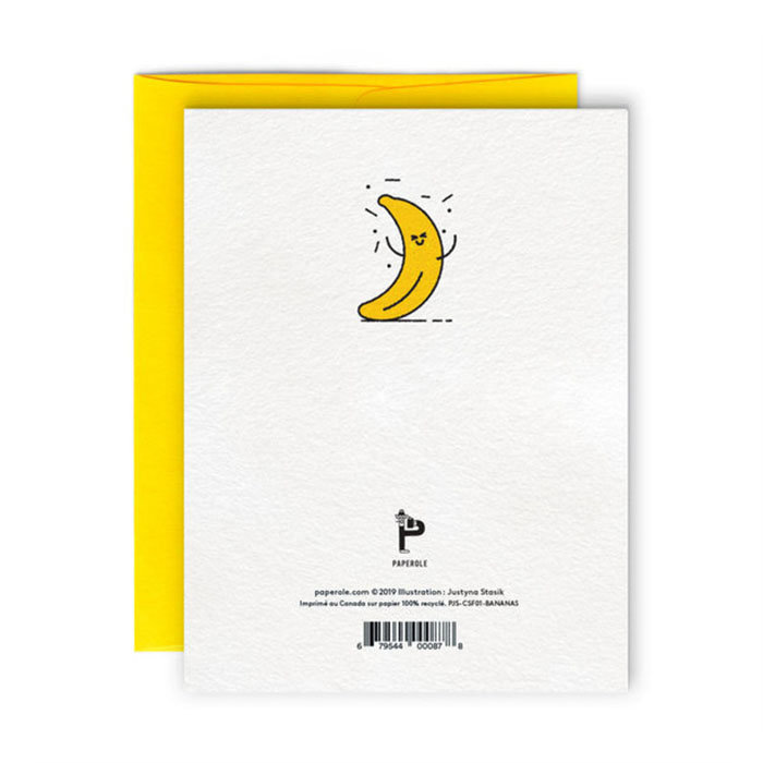 Paperole Bananas Card