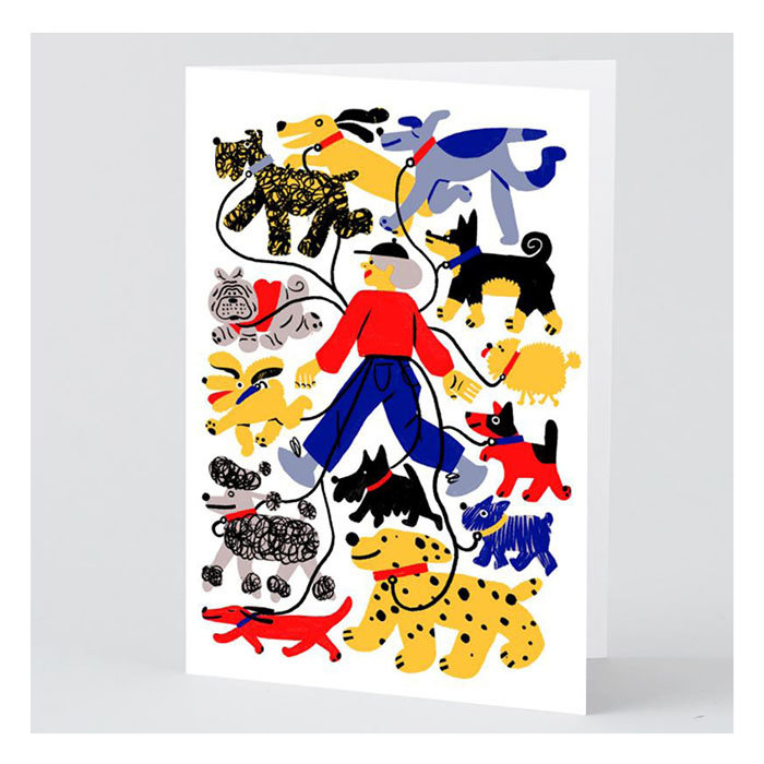 WRAP Magazine WRAP Dog Walker Card