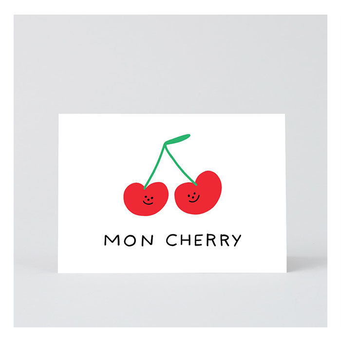 WRAP Magazine Wrap Mon Cherry Card