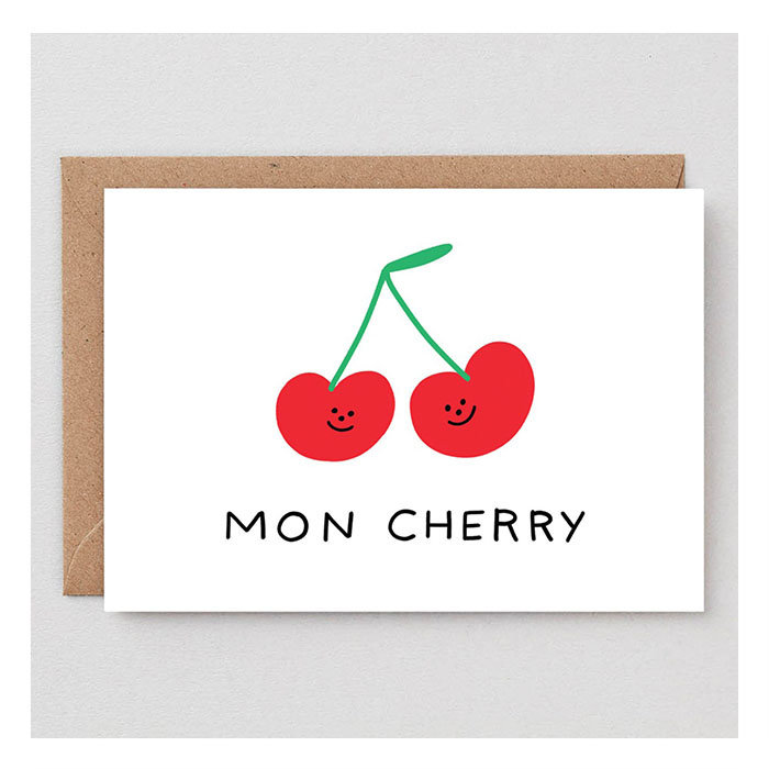 Wrap Mon Cherry Card