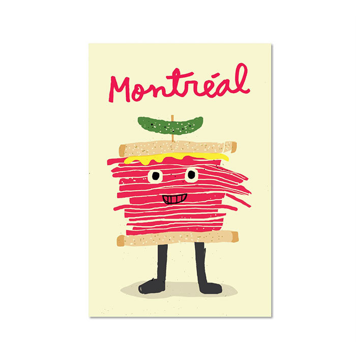 Paperole Smoked Meat Post Card