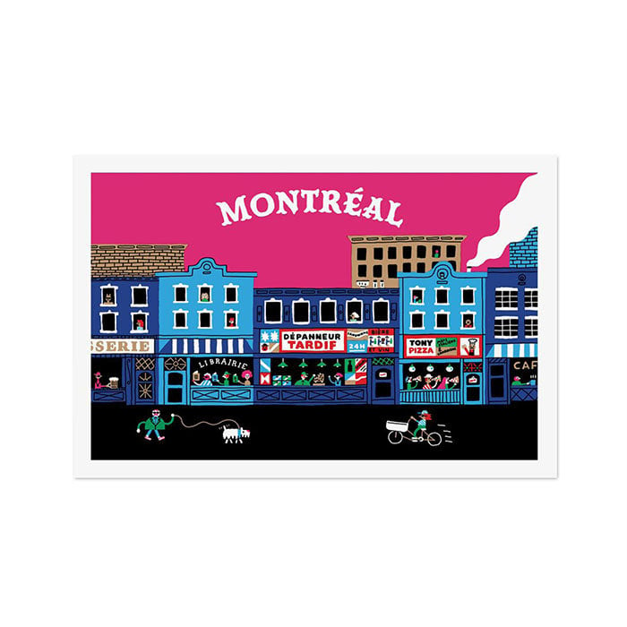 Paperole Carte postale Dépanneur Montréal Paperole