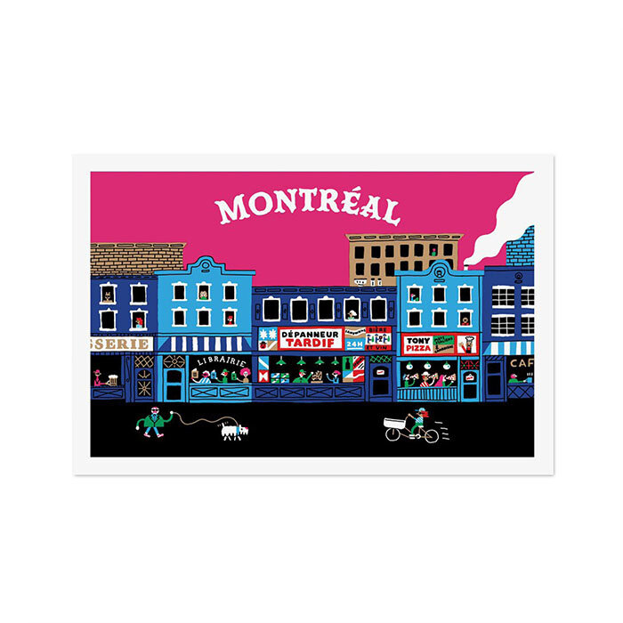 Carte postale Dépanneur Montréal Paperole