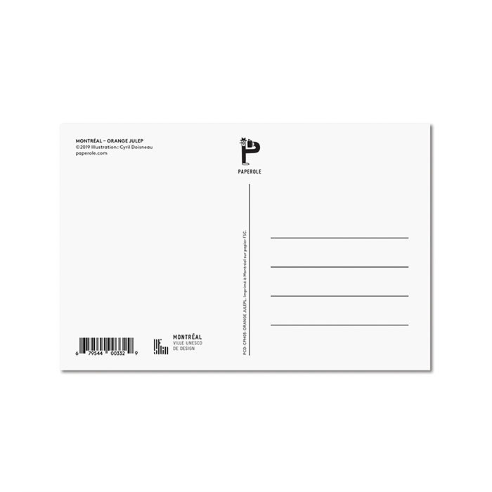 Carte Postale Bagel Paperole