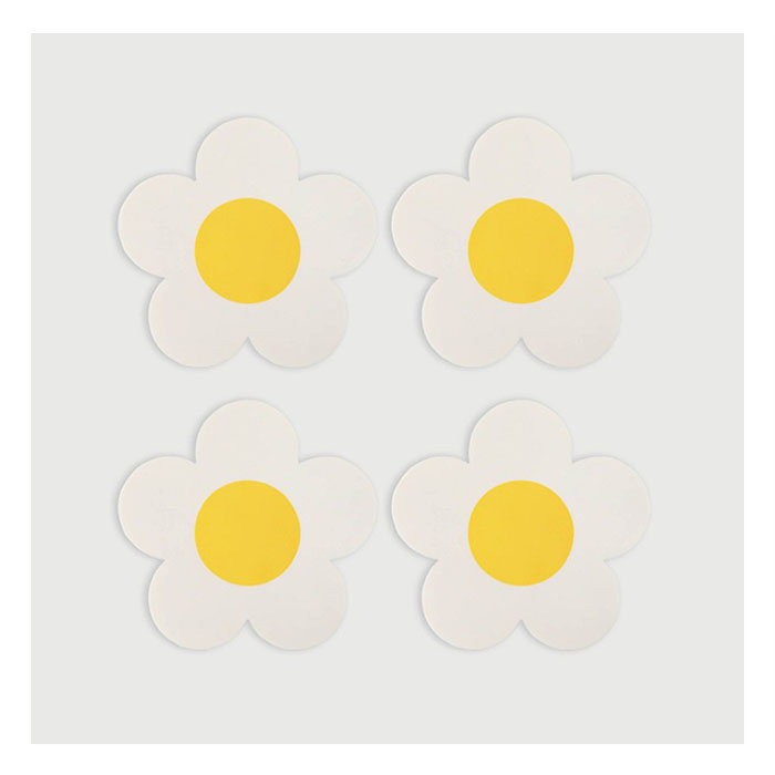 &Klevering Daisy Coasters - Pack of 4