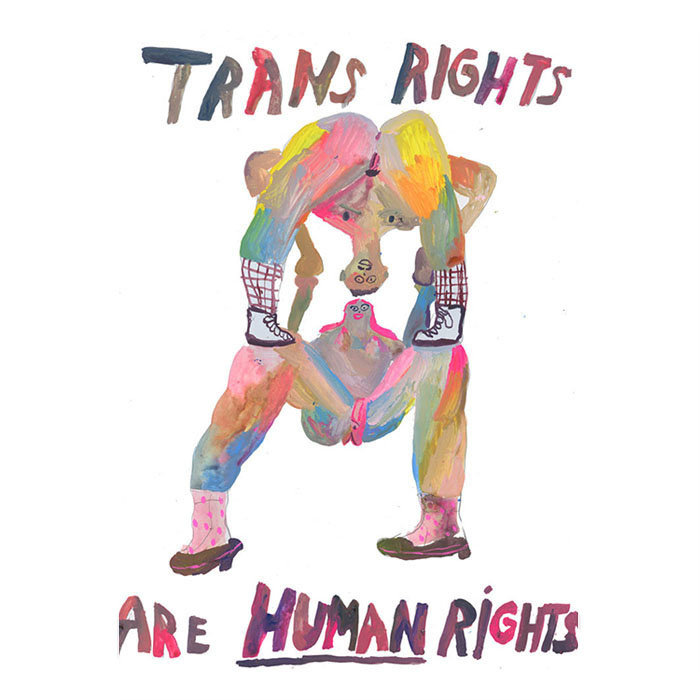 Imprimé Tara Booth Trans Rights