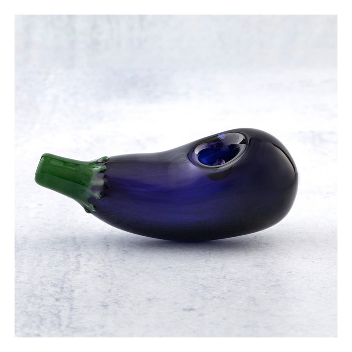 Humble Pride Glass Eggplant Pipe