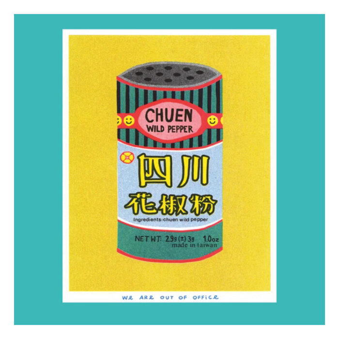 We are out of Office Riso Chuen Peppers 13 x 18 cm Print