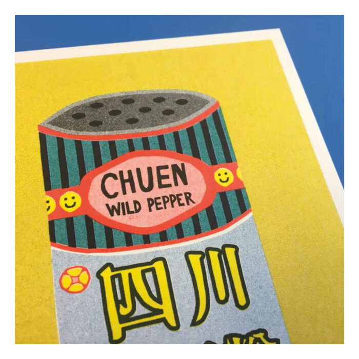 Affichette Riso Chuen Peppers 13 x 18 cm We Are Out of Office