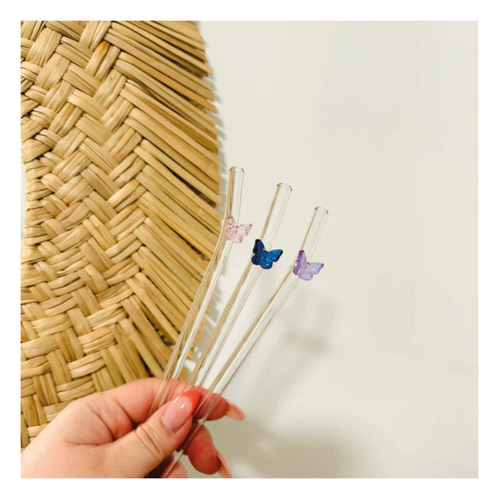 Kuri Butterfly Straw (2 Options Available)