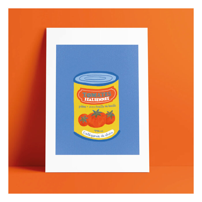 Anne-Julie Dudemaine Anne-Julie Dudemaine 11 x 14 Yellow Tomato Can Print