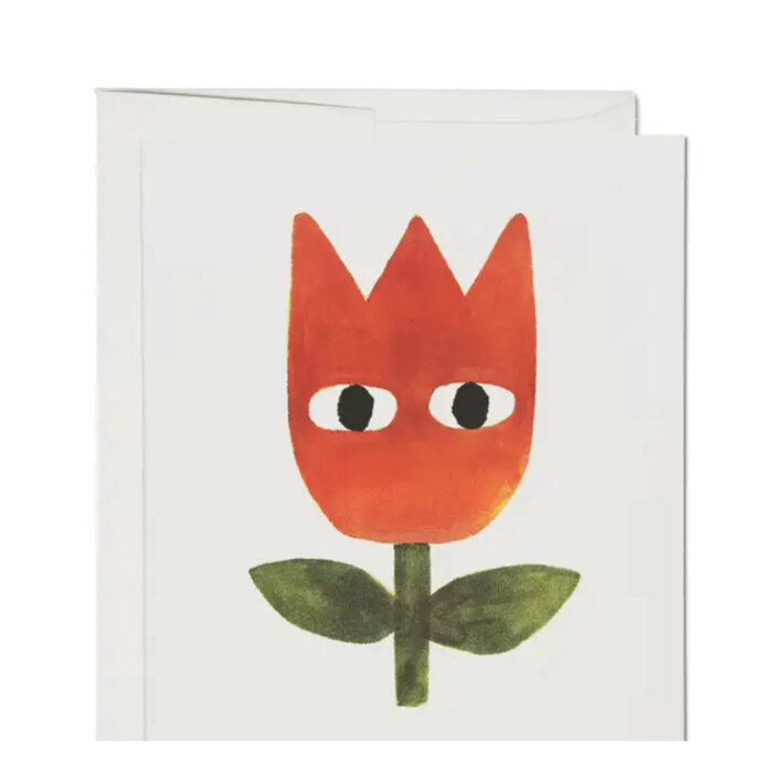 Carte de Souhaits A Flower Friendship Red Cap Cards