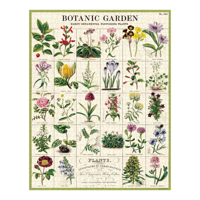 Cavallini Botanic Garden Puzzle