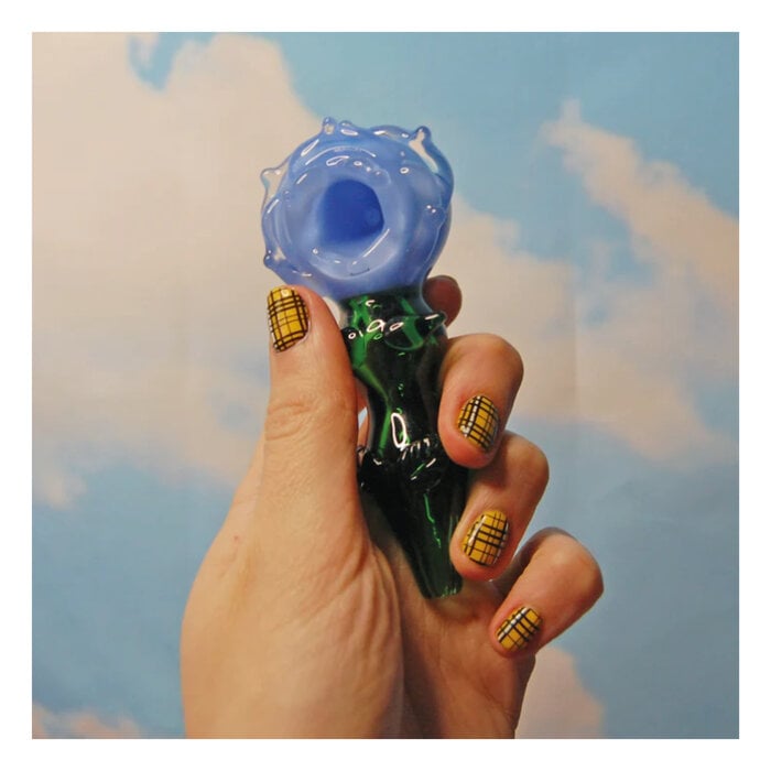 A Shop of Things Blue Flower Pipe