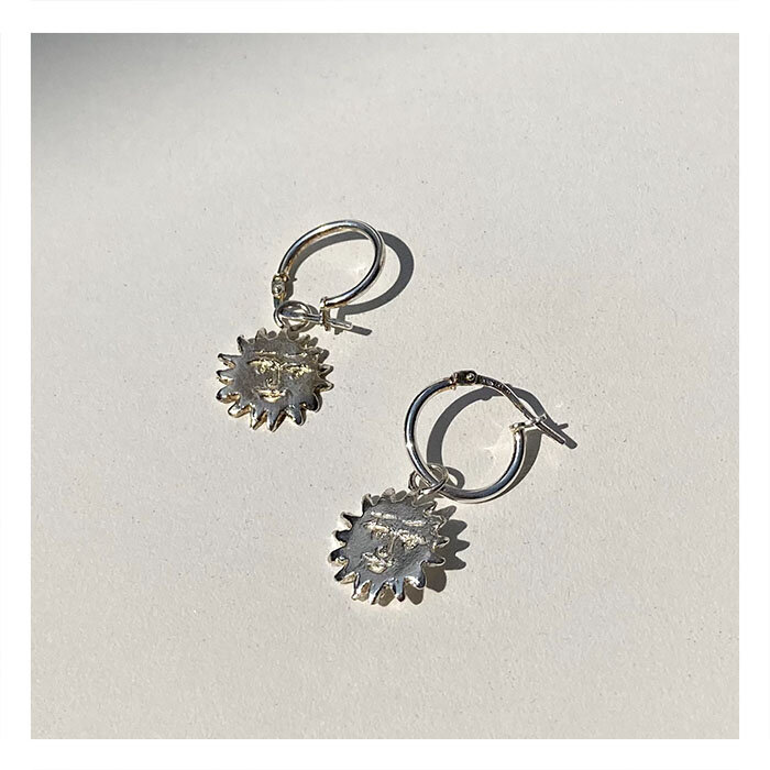 Bilak Sun Charm Earrings