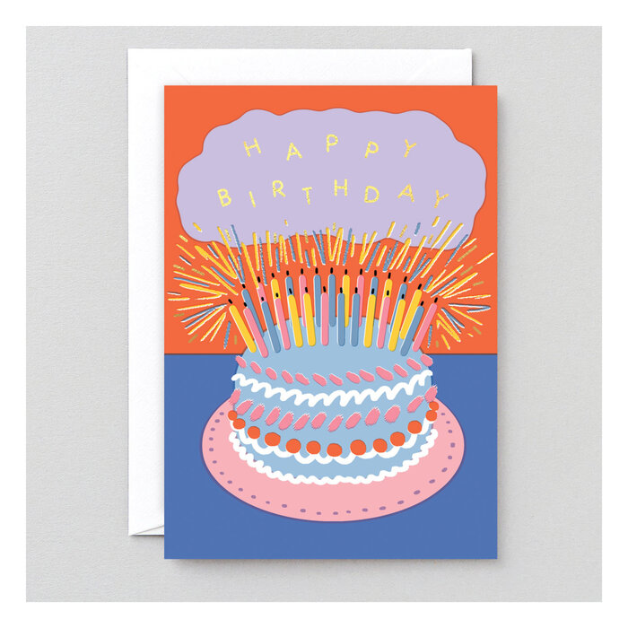 WRAP Cake & Candle Greeting Card
