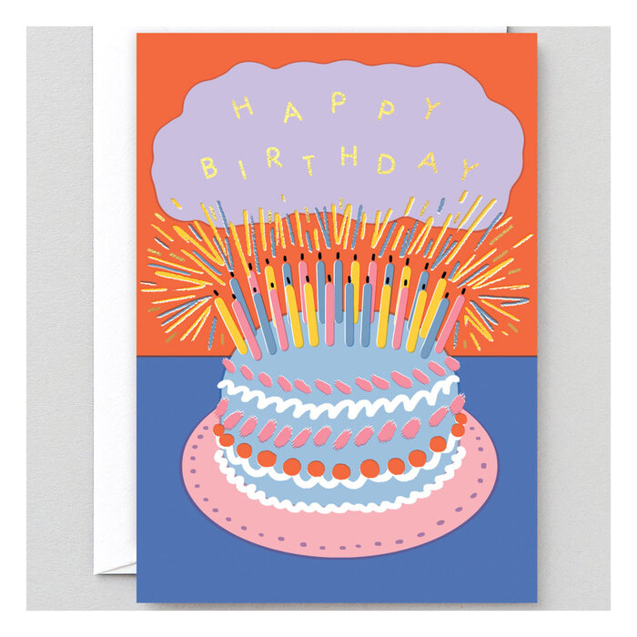 WRAP Cake & Candle Greeting Card