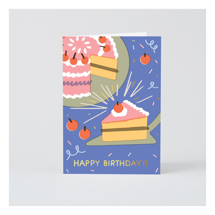 WRAP Birthday Slice Greeting Card