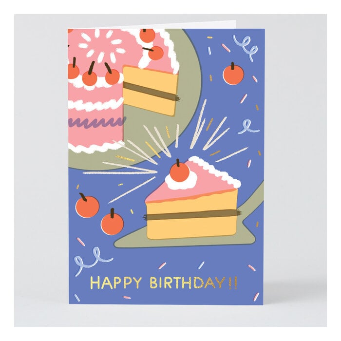 WRAP Birthday Slice Greeting Card