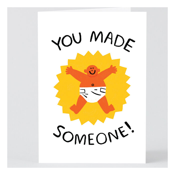 Carte de Souhaits You Made Someone WRAP