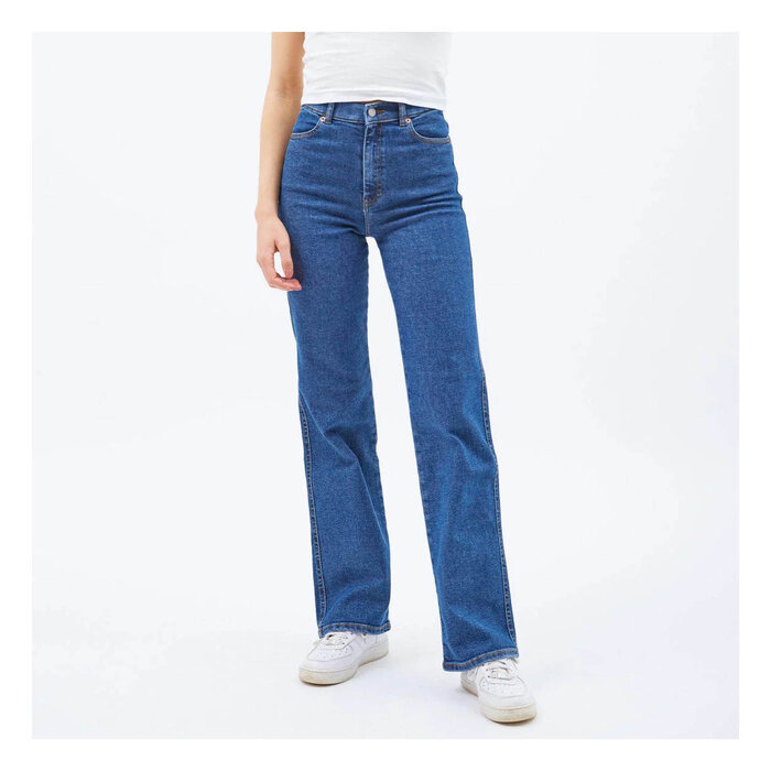 Dr Denim Cape Mid Plain Moxy Straight Jeans